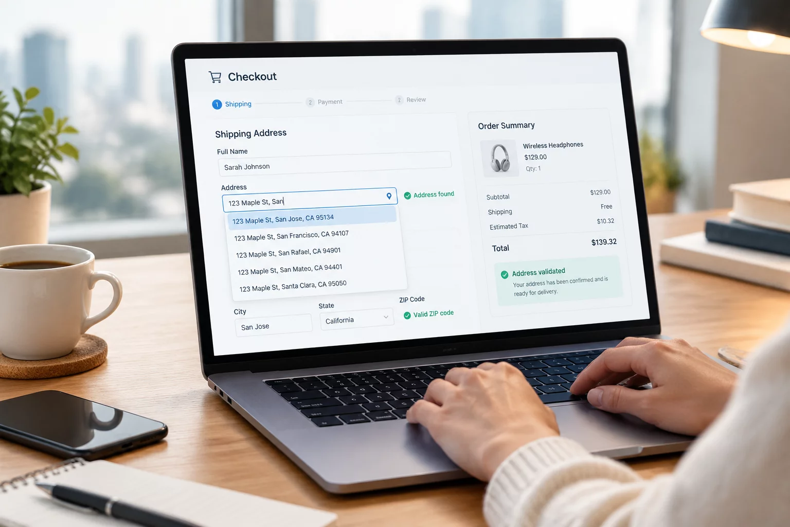 PostGrid Sub-200ms E-Commerce Address Autocomplete